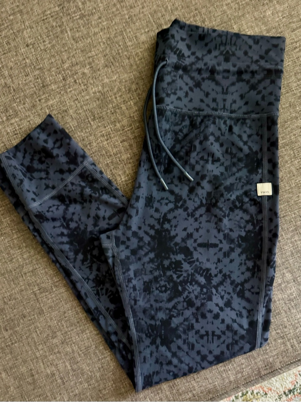 Vuori Women's Daily Legging Ocean Shibori